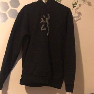 Browning black and camo hoodie